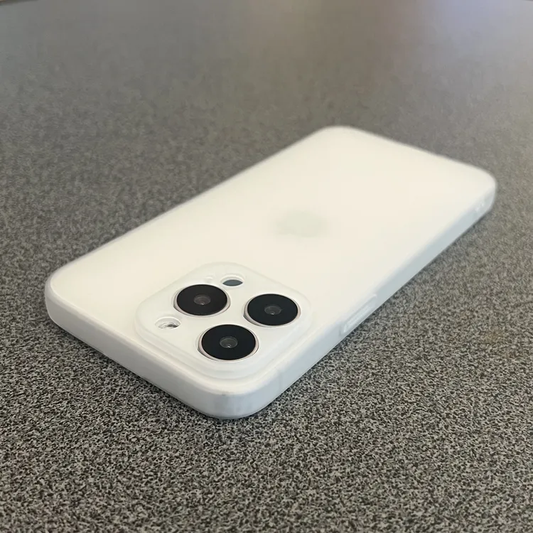 飞虎胜【直边磨砂】适用iPhone15Plus手机壳苹果14Promax简约13软16