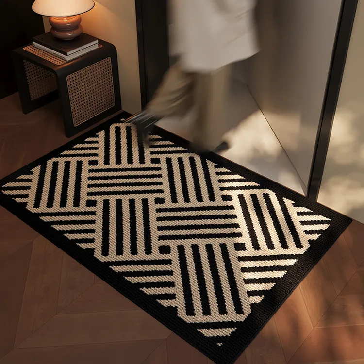 入户门地垫法式耐脏免洗防滑地毯大门口进门脚垫玄关室内耐磨门垫