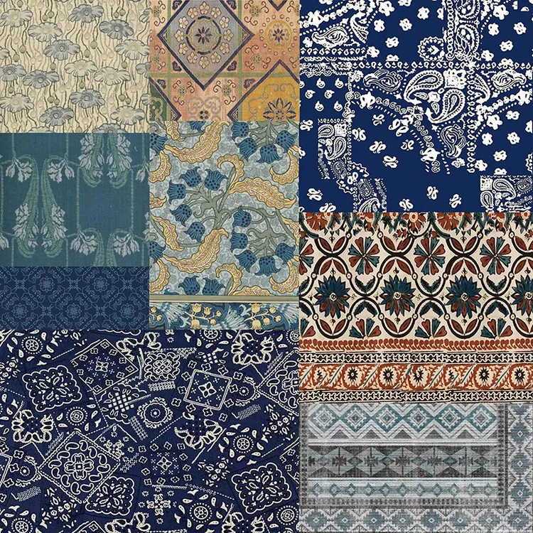 【大方巾】原创法式桑蚕丝棉混纺方巾文艺轻奢送人礼物百搭丝巾