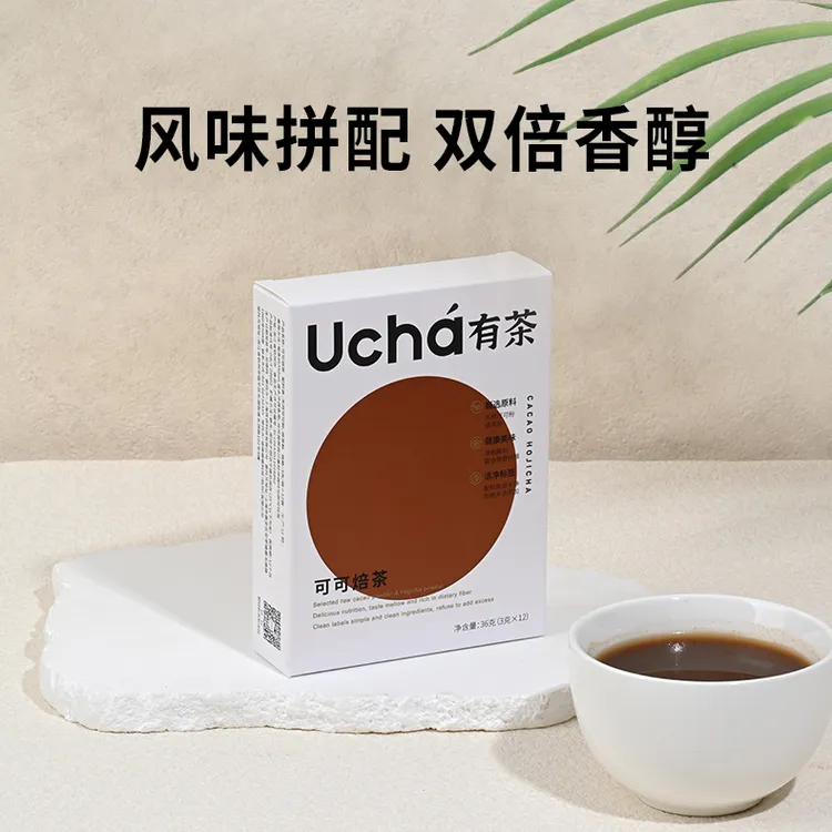 UCHA有茶【可可焙茶】茶粉冲饮烘焙速溶独立条装