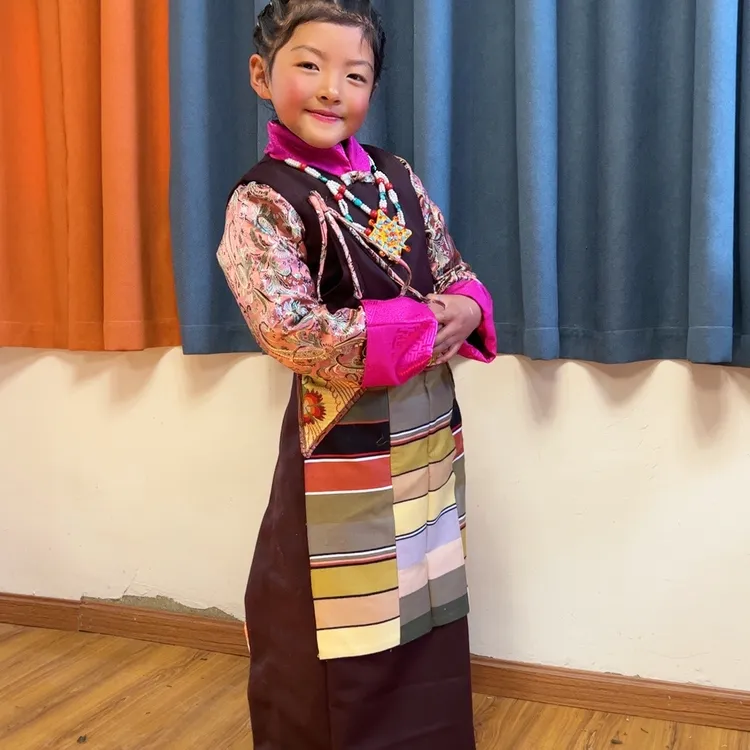 778儿童女装两件套（藏袍 邦典）