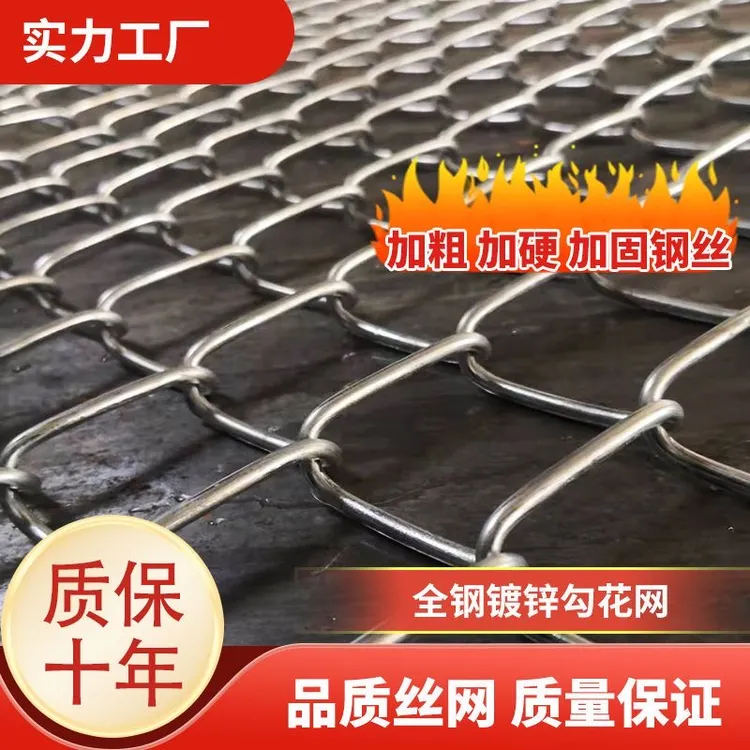 热镀锌铁丝网牛羊围栏铁网格网钢丝网勾花网养殖鸡羊狗果园防护栏