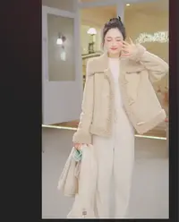 苏醒的乐园2024年秋冬季时尚气质外套SXPC24054