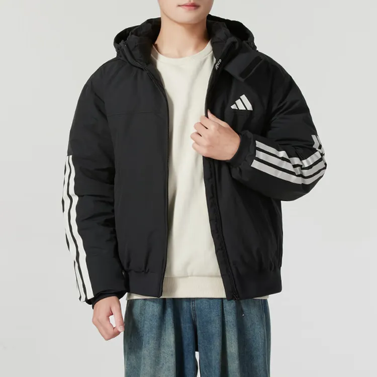 adidas/阿迪达斯男装羽绒服 2024秋冬新款防寒加厚保暖连帽外套男
