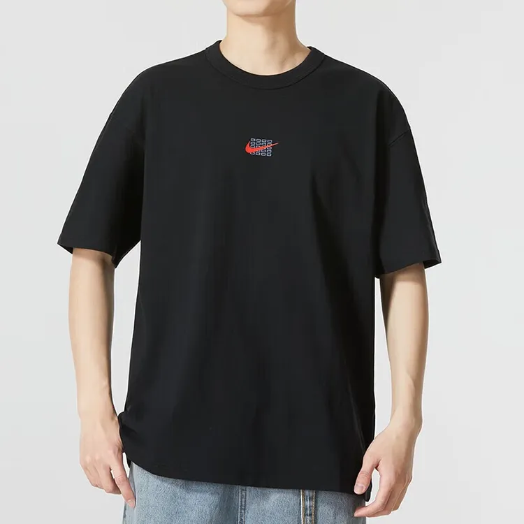 NIKE/耐克T恤休闲男士新款百搭运动服装健身纯色透气半袖圆领