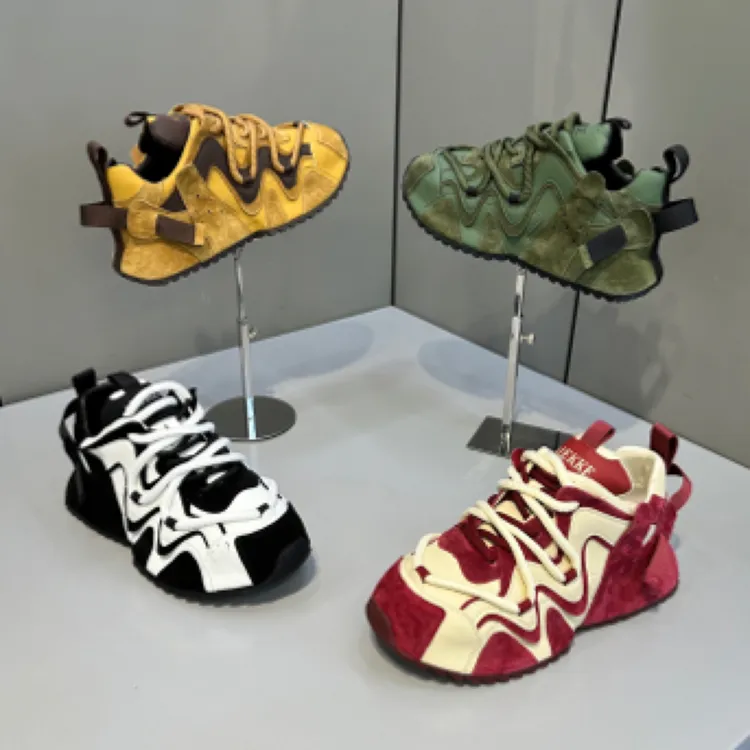 KRY潮牌2024秋冬新款运动休闲透气鞋时尚个性小众舒适百搭潮男鞋