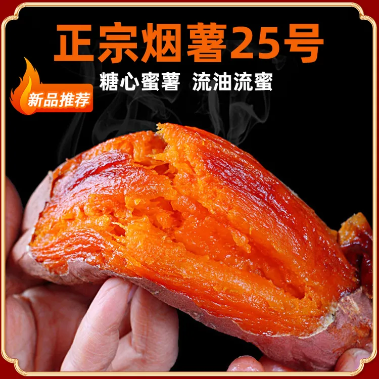正宗山东烟薯25号香甜糖心装地瓜红薯糖化烤番薯流油流蜜好吃新鲜
