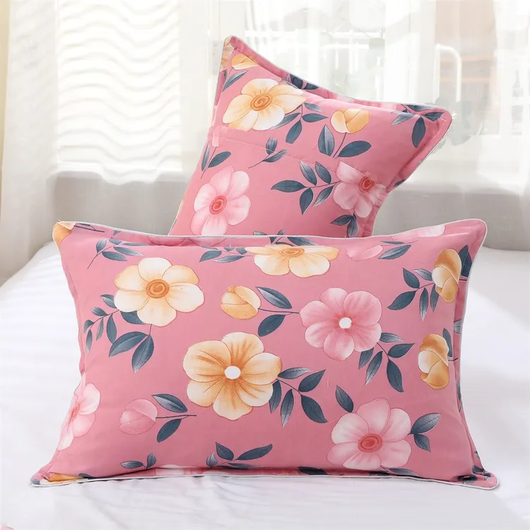 生姜暖绒枕套一对装48*74磨毛加大成人家用枕头套学生宿舍枕皮