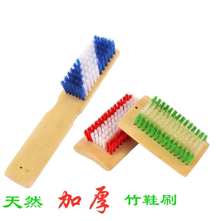 洗鞋刷鞋刷硬毛家用加厚长柄木质竹质地板刷洗衣刷清洁不伤鞋刷子