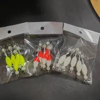 新款八爪鱼副钩经典爆珠八带八蛸夜光副钩章鱼墨鱼鱿鱼钩海钓钓组