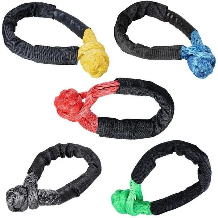 龙硕20吨拉力通用救援拖车弹力软卸扣牵引绳越野汽车重型拖车绳