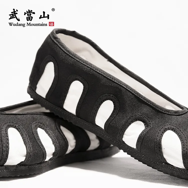 武當山太极鞋十方鞋传统手工布鞋武术练功鞋复古武当功夫鞋通用款