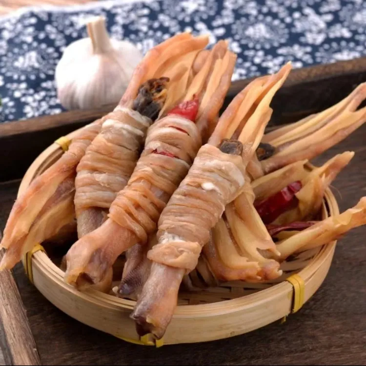 安徽特产鸭脚包咸货腊味土特产风味农家产品蒸煮食用营养