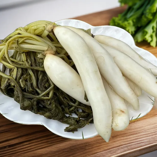 酸萝卜农家自制纯手工腌制泡菜下饭菜江西赣南特产500g
