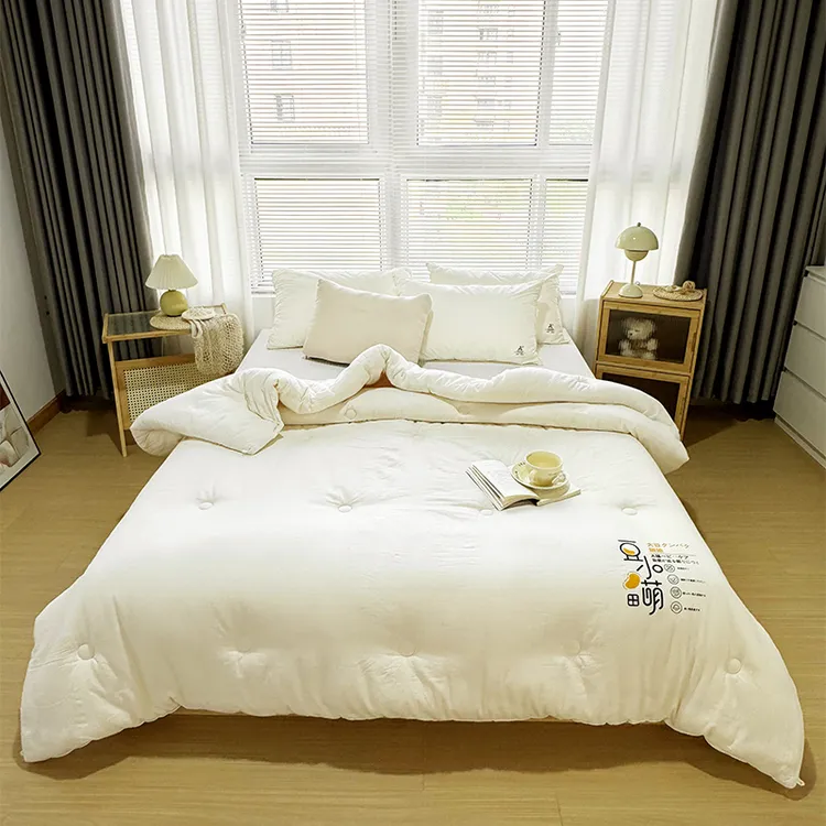 母婴级冬被全棉大豆纤维被加厚保暖全棉被芯单双人春秋被空调被