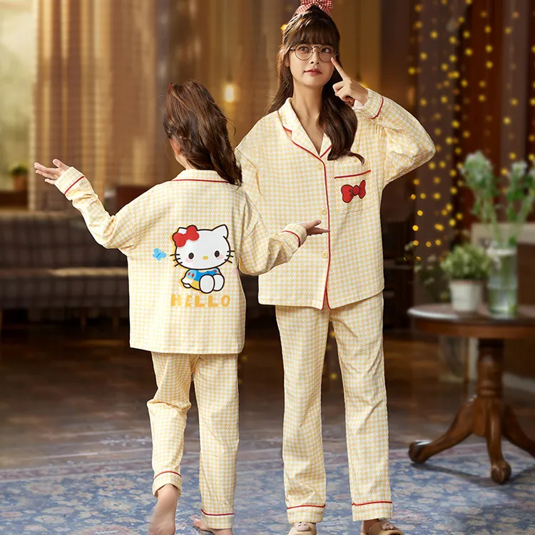 儿童睡衣春秋季纯棉女童长袖宝宝小女孩中大童家居服套装反季童装