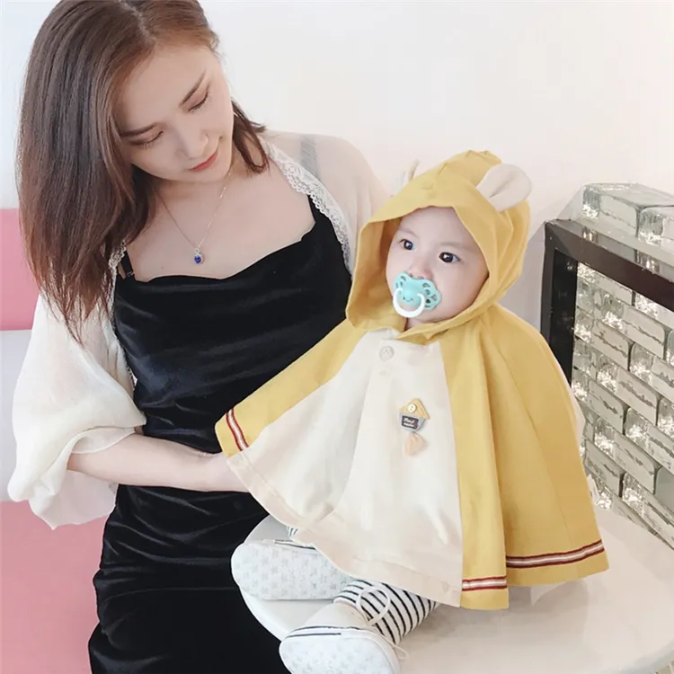 【多米牛】9255婴幼儿披风斗篷宝宝春秋外出防风披肩衣服