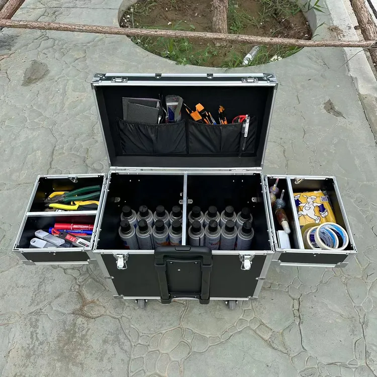 家具维修拉杆箱定制多功能工具箱家具维修拉杆箱收纳箱结实耐用