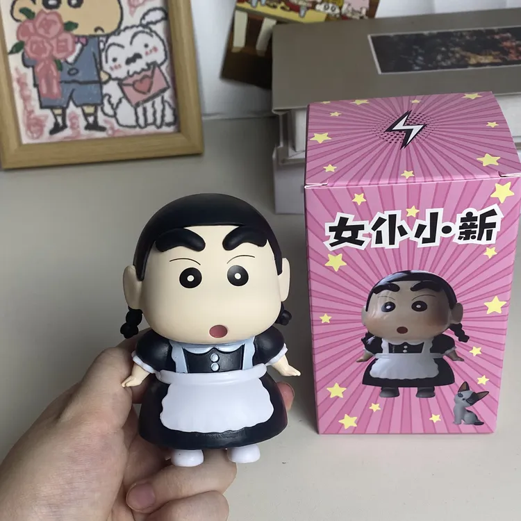 【清仓7号女仆小新】蜡笔小新生日礼物模型桌面摆件电视柜卧室摆设