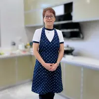 小玉工厂定制 婆婆同款围裙 防水防油防污时尚女士挂脖成人做饭