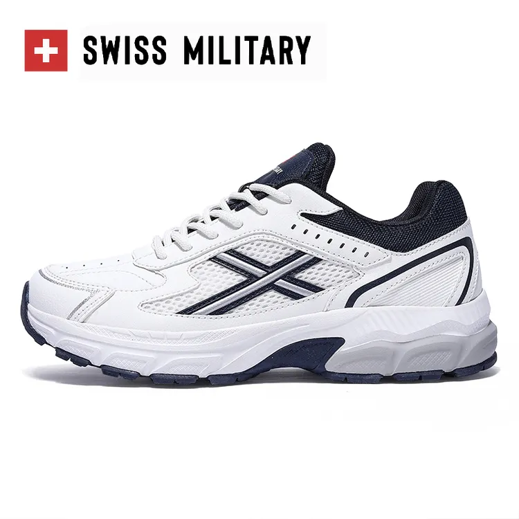 SWISS MILITARY瑞士军工男女百搭时尚透气情侣户外运动鞋1312