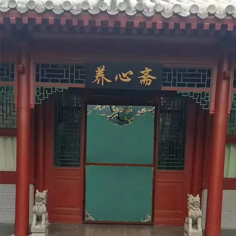 老北京棉门帘四合院棉门帘中式木的门帘防风保暖棉门帘