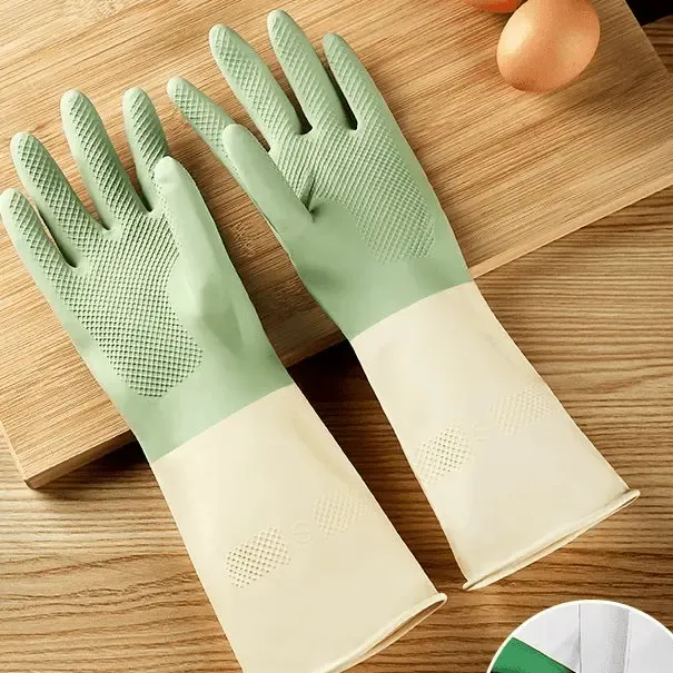 【新人福利】家务防水洗碗手套耐用厨房刷锅洗菜加厚男女家用清洁家