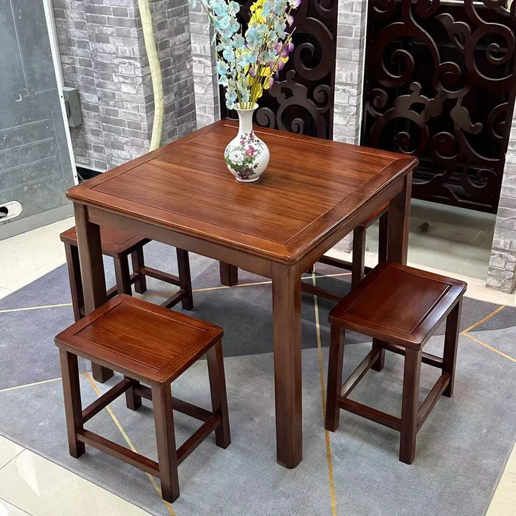 乌金木四方桌 阳台休闲娱乐桌家用四方桌