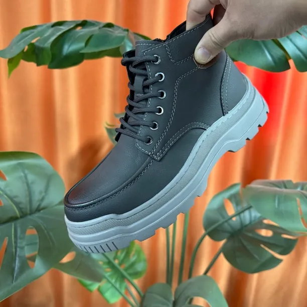 大棉时尚纯皮男鞋真皮加绒保暖冬季