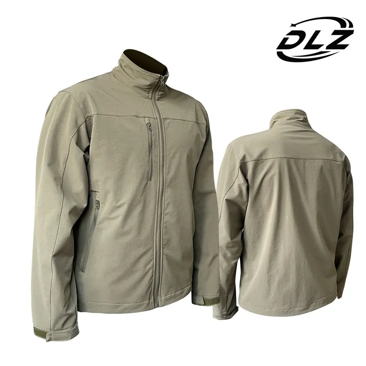 DLZ军鸟军绿色初秋三防户外新款硬汉美式立领休闲拉链夹克