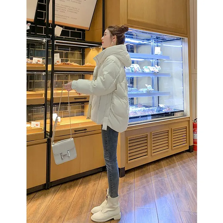 冬装女款爆款2025新款洋气棉服外套小个子时尚上档次棉衣连帽棉袄