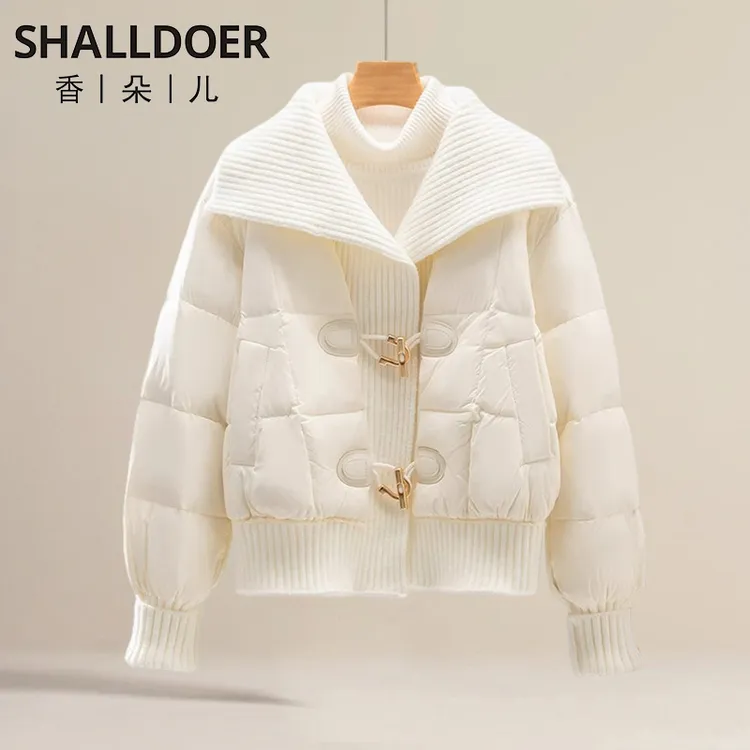 SHALLDOER【巴黎秀场】新年战袍小香风外套棉服女2025冬季气质穿搭