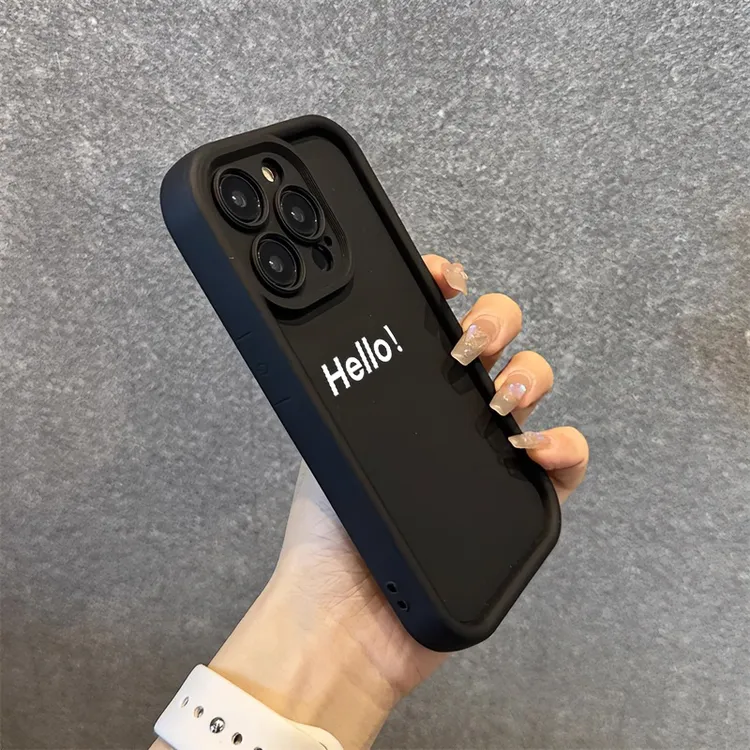 hello字母适用苹果15Promax手机壳13简约iphone14plus华为12Xs11商品图