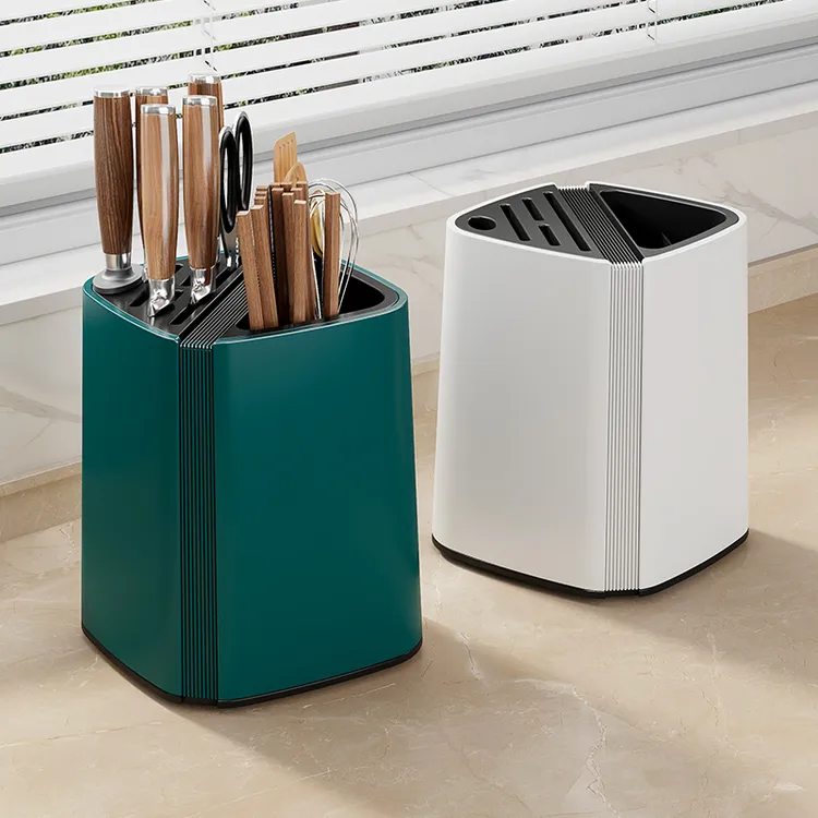 陶市厨房旋转刀架置物架家用多功能台面菜刀架子筷子刀具架收纳盒