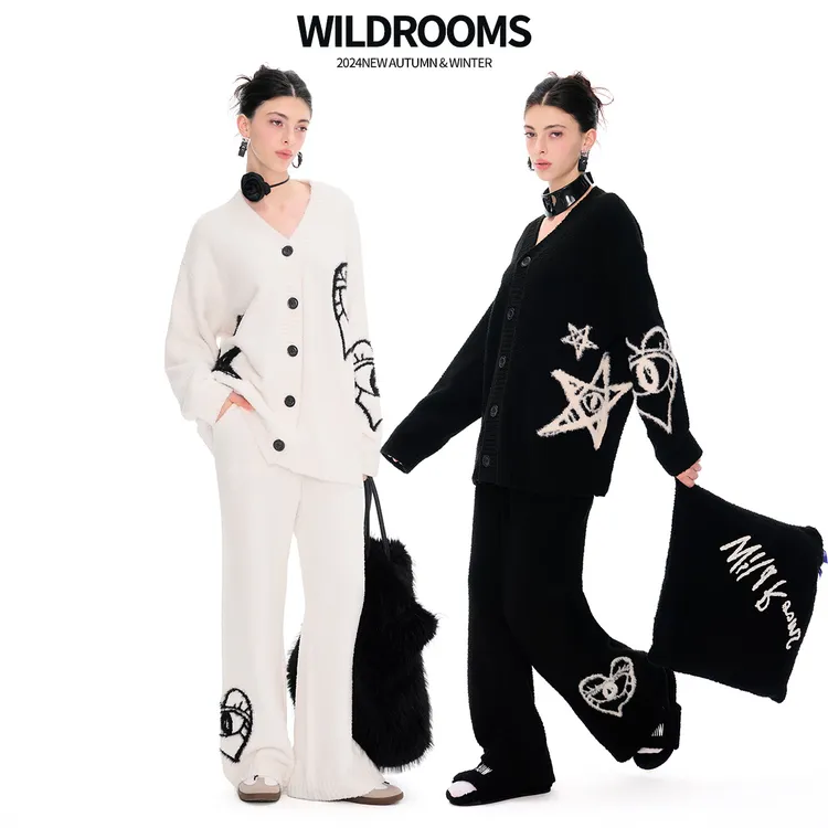 WildRooms秋冬休闲爱神之眼家居服睡衣套装保暖W0014