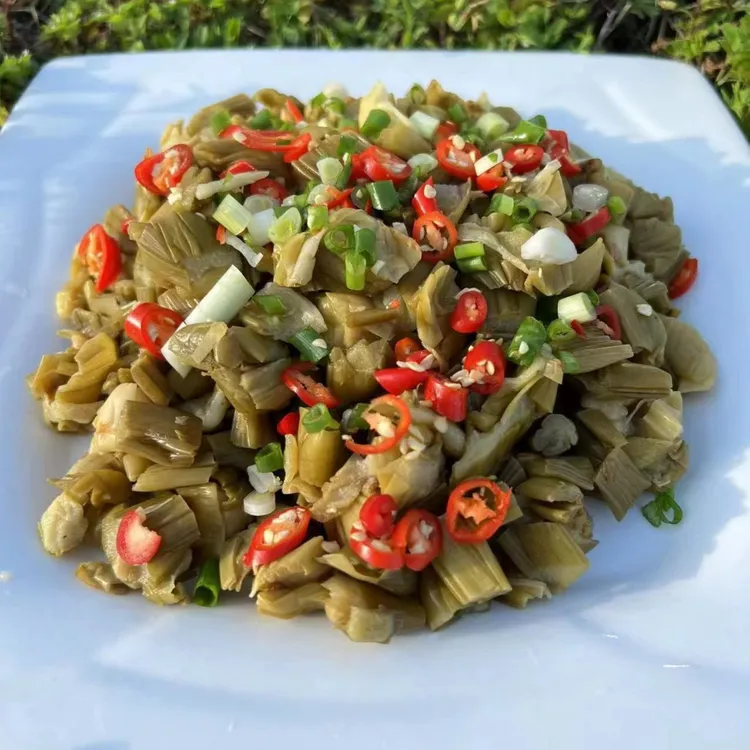 江西赣南土特产农家手工会昌酸芋荷下饭菜400g包邮食用食用