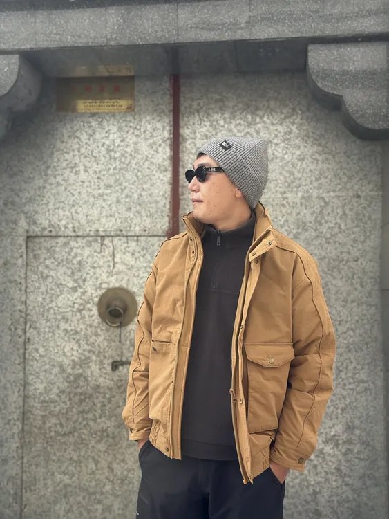 秋冬男士短外套保暖时尚百搭款