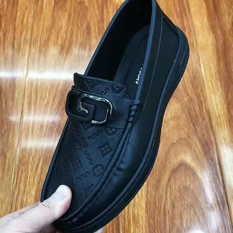 新款高端全皮面休闲男鞋2679