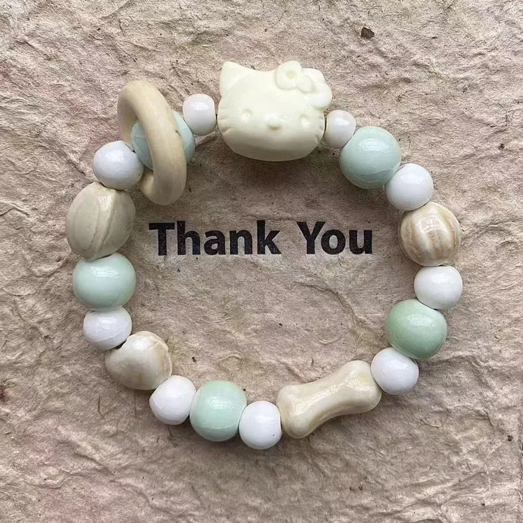 非金属树脂手链 HelloKitty百搭可爱卡通kt猫系列手串手链Y272