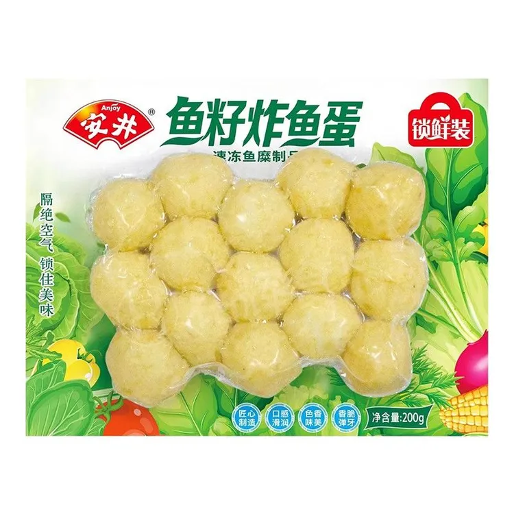 安井新品锁鲜装鱼籽炸鱼蛋200g火锅食材关东煮麻辣烫食材鱼丸鱼蛋