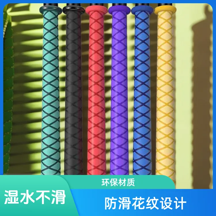 防滑热缩管钓鱼竿硅胶绝缘防静电舒适球环保多颜色把套可选用品