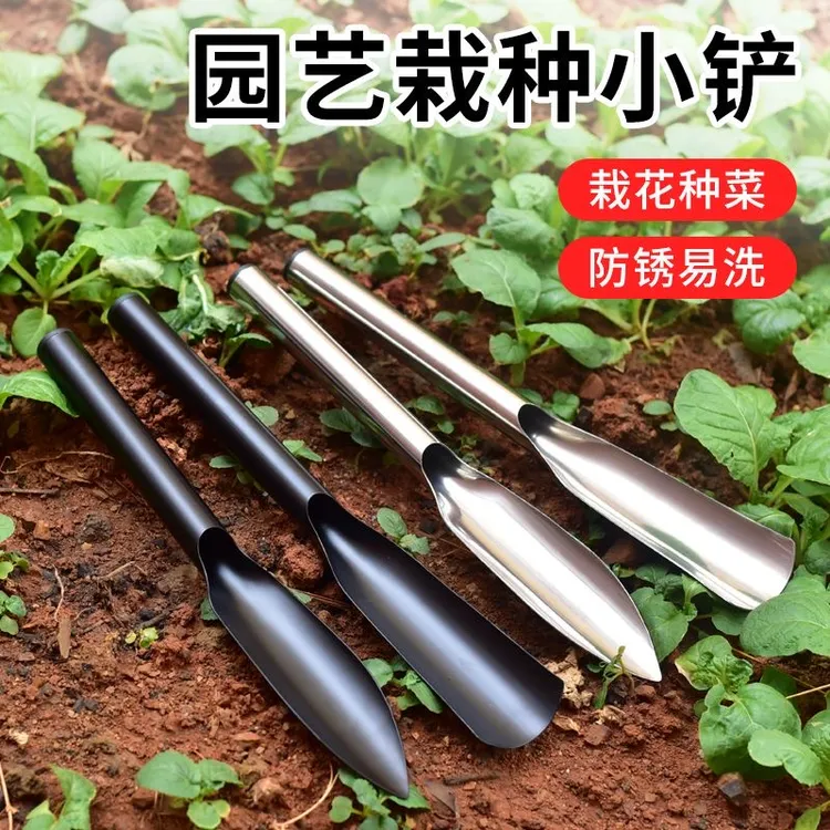 园艺工具小铲子家用种花养花种菜挖野菜花卉除草专用挖土铁铲铁锹