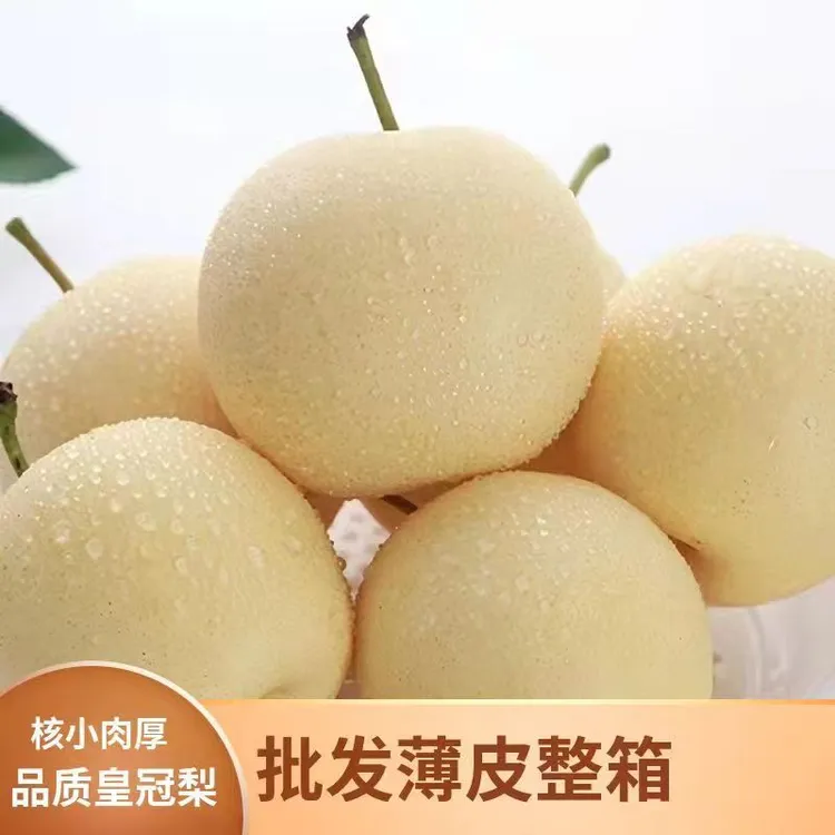 梨皇冠梨新鲜水果梨子皮薄多汁甜酥脆包邮非雪梨鸭梨香梨