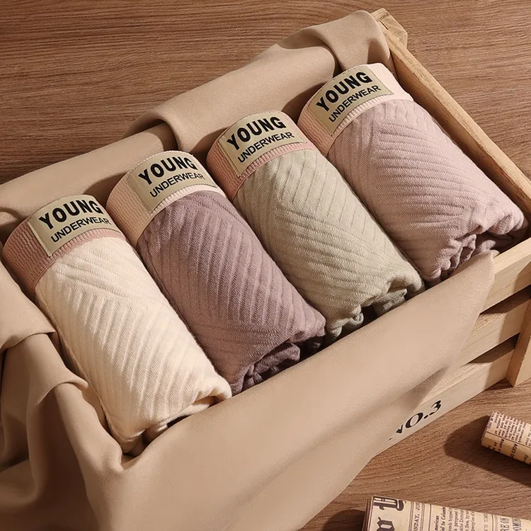 Tigana男士内裤男款中腰潮流平角裤透气舒适四角裤头学生运动短裤