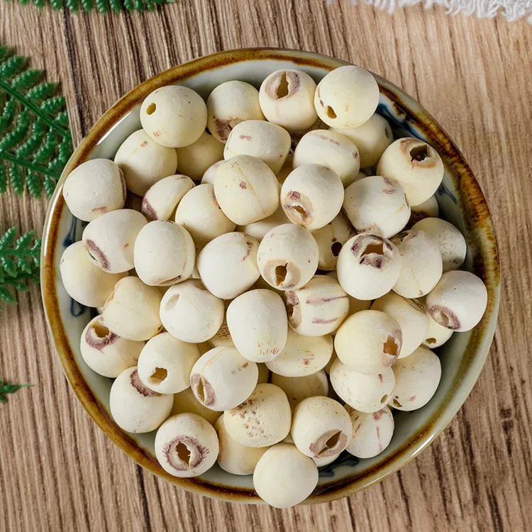 农家莲子 洪湖白莲500克 磨皮去芯 不泡不漂 太阳晒干 煲汤食材