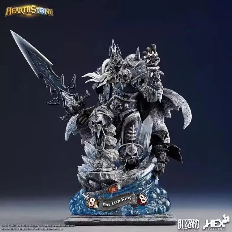 BLIZZARD/暴雪炉石传说正版巫妖王1:10典藏雕像游戏手办