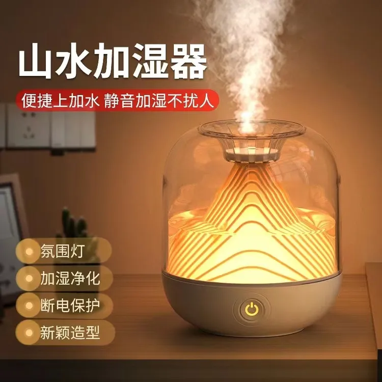 加湿器家用静音大雾量卧室空调房办公室宿舍桌面小型大喷雾加湿