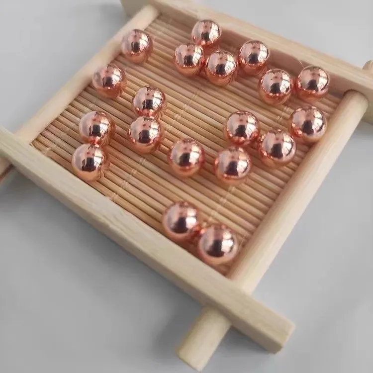 精品亮面镀铜钢珠无油无水8mm8.5mm9mm弹弓弹珠钢球无皮筋麻点