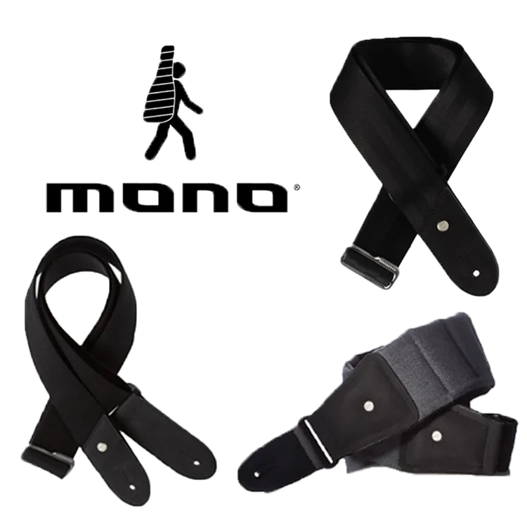 正品MONO GS-1吉他背带 电木民谣吉他贝司加长厚棉尼龙背带 M80