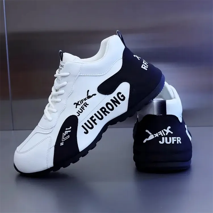 真皮软底软面2025秋冬皮面加绒透气防滑男女皮蓬休闲运动鞋潮鞋男